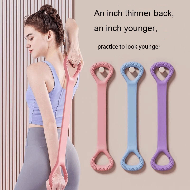 Pilates Yoga Weight Loss - Fitness Elastic Belt Arm Back Training
