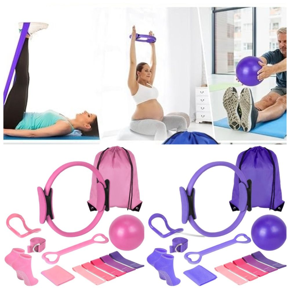 Pilates Yoga Weight Loss - 13Pcs/Set Portable Pilates Ball Set Weight