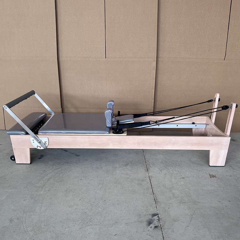 Pilates Yoga Or - Queenlife Luxury Beech Wood Reformer Pilates