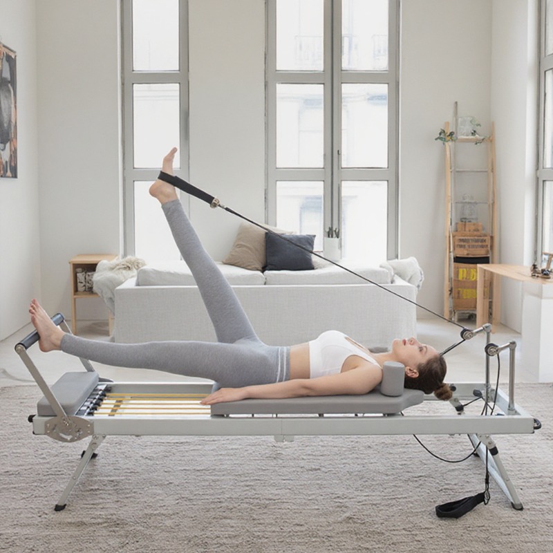 Pilates Yoga Weight Loss - Large Folding Pilates Reformer Equipment Core