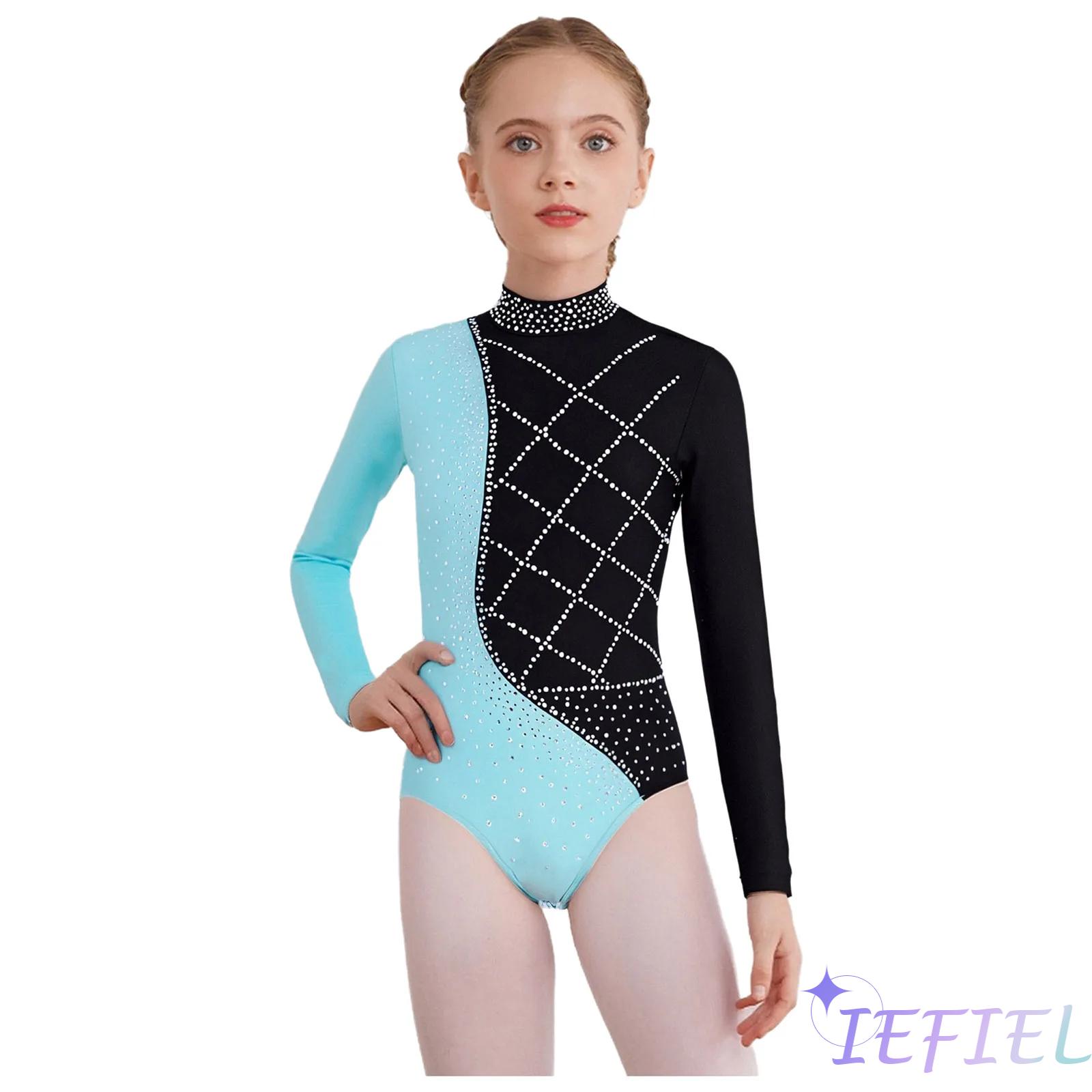 Girls Shiny Rhinestones Gymnas - Yoga Pilates Girl 评论和价格