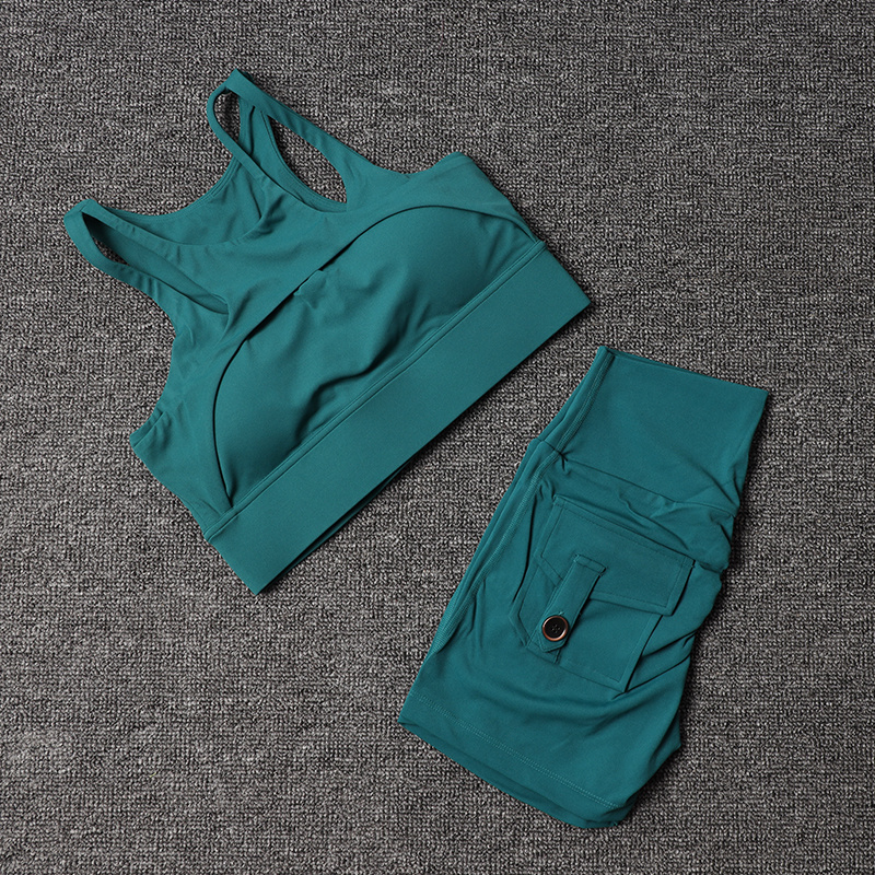 Fitness Shorts Yoga Sets Women - Pilates Yoga Leggings 评论和价格