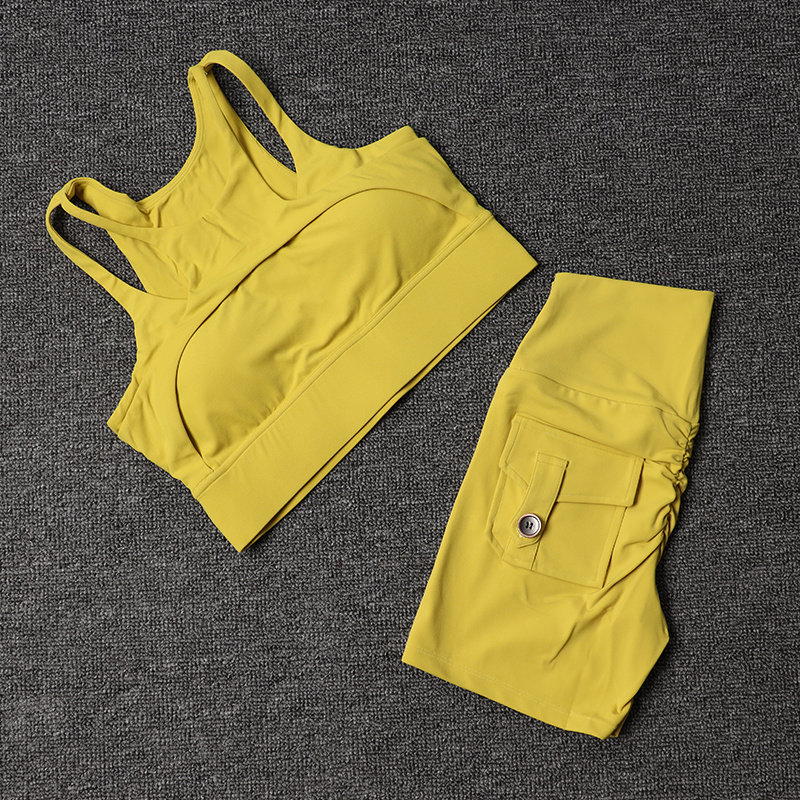 Fitness Shorts Yoga Sets Women - Pilates Yoga Leggings 评论和价格
