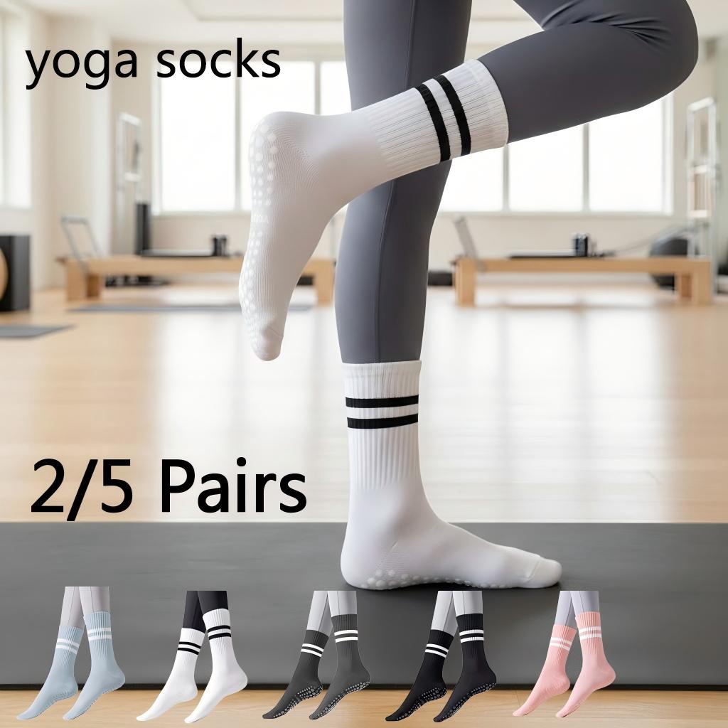 Women Non Slip Yoga Socks, Gri - Fitness Yoga Pilates 评论和价格