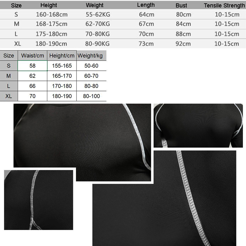 Men Long Sleeve Tracksuits GYM - Pilates Yoga Leggings 评论和价格