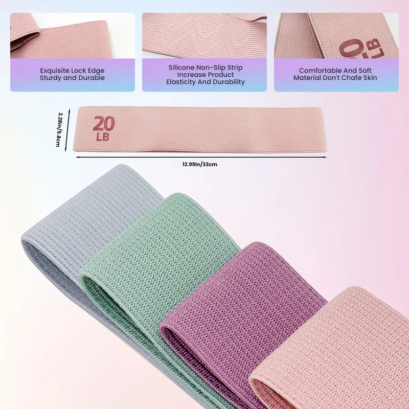 20-90LB Fabric Elastic Band Fi - Pilates Yoga Joint 评论和价格