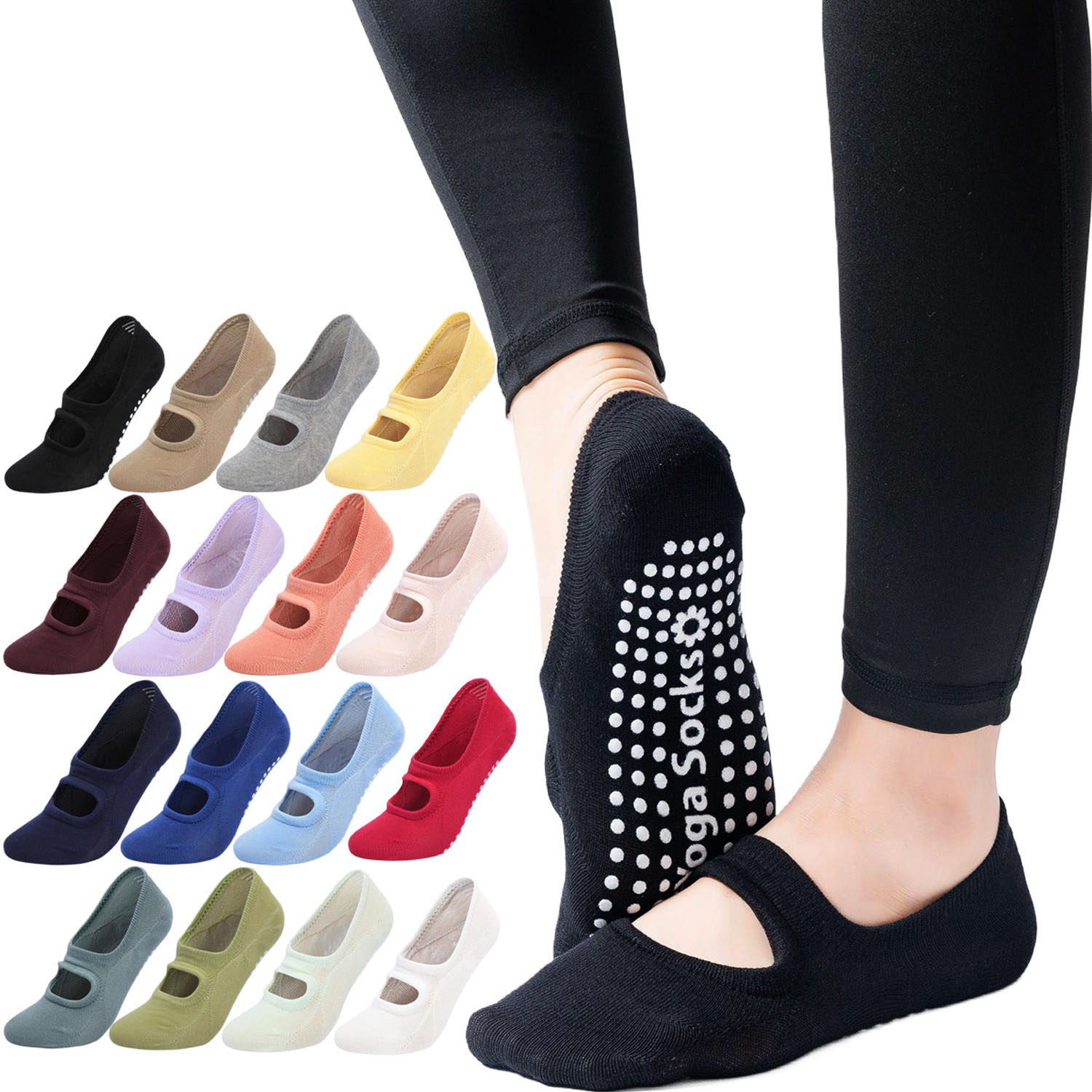 High Quality Women Yoga Socks  - Fitness Yoga Pilates 评论和价格