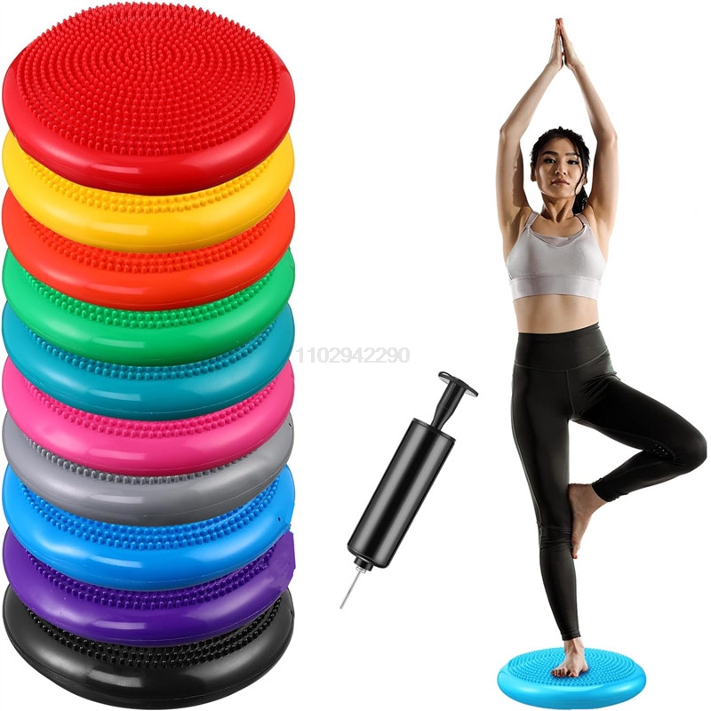 13.5in / 34cm Inflated Wobble  - Exercise Disc Inflatable 评论和价格