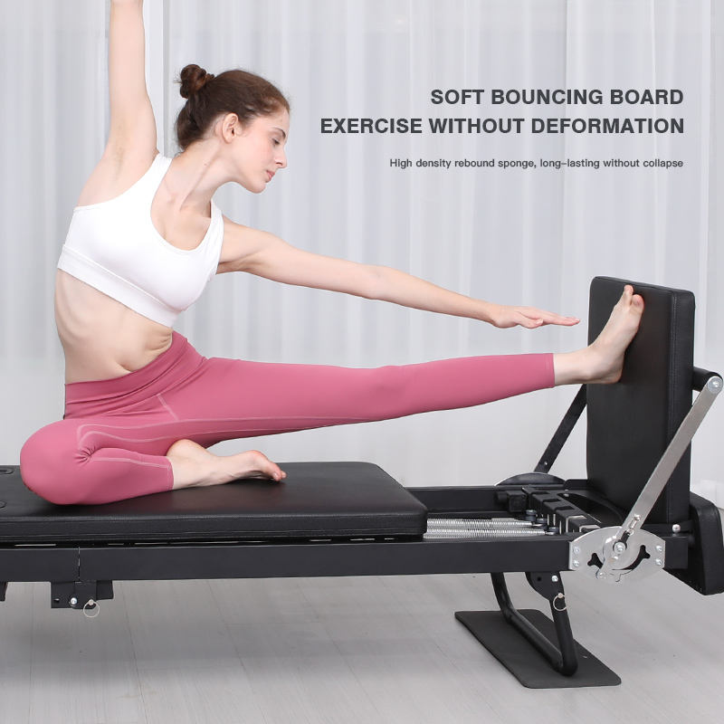 Large Folding Pilates Reformer - Pilates Yoga Weight Loss 评论和价格
