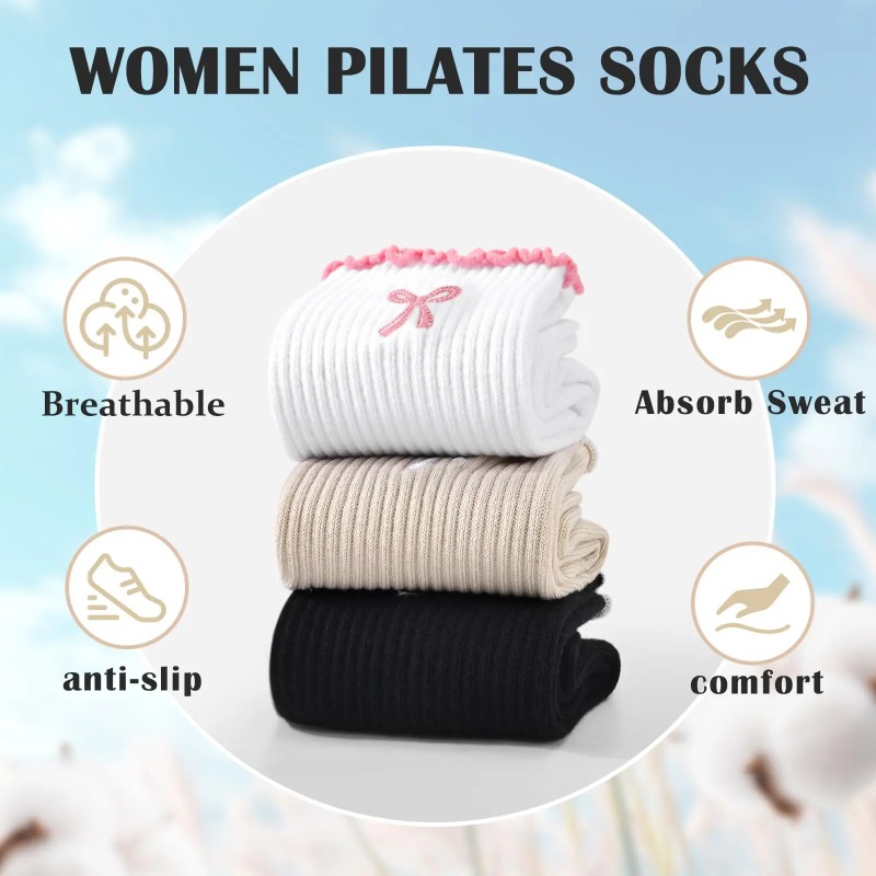Professional Yoga Socks, Cotto - Pilates & Yoga Unleashed International Academy Yonkers 评论和价格