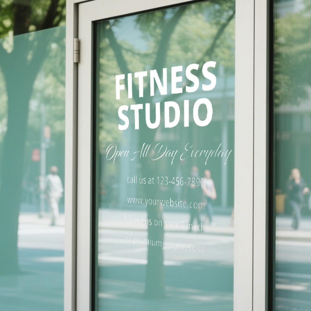 Customizable Studio Window Dec - Pilates Yoga Or 评论和价格