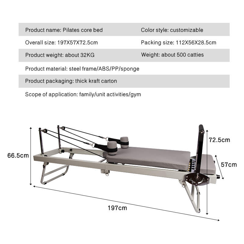 Large Folding Pilates Reformer - Pilates Yoga Weight Loss 评论和价格
