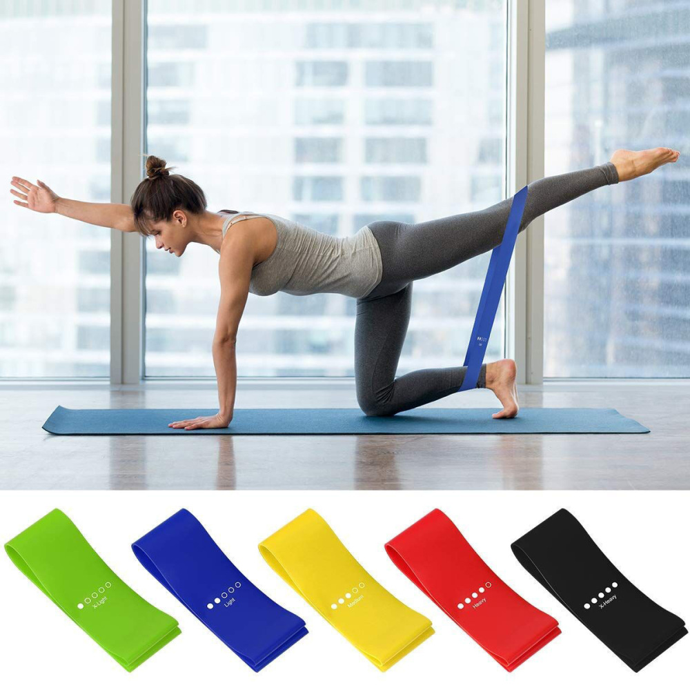 TPE Workout Resistance Loop Ba - Pilates Yoga Ring Exercises 评论和价格