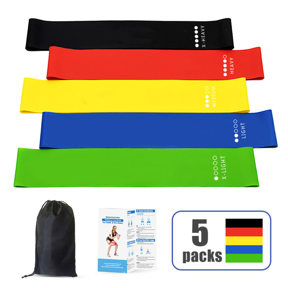 TPE Workout Resistance Loop Ba - Pilates Yoga Ring Exercises 评论和价格