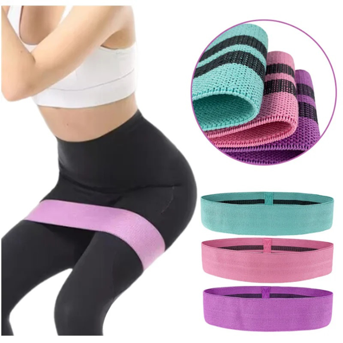 Elastic Band Fitness Resistanc - Pilates Yoga Joint 评论和价格