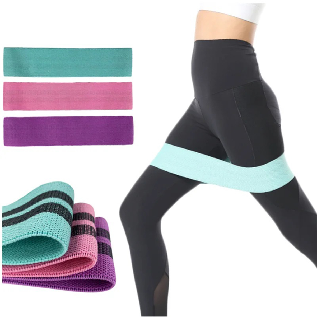 Elastic Band Fitness Resistanc - Pilates Yoga Joint 评论和价格