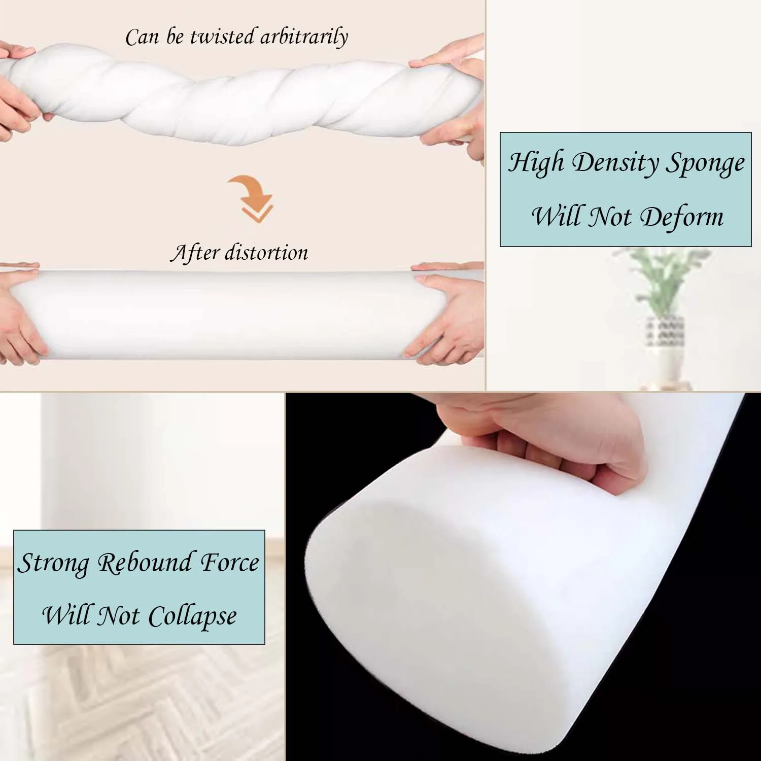 10cm Diameters Linen Cylinder  - Bolster Cushion Round 评论和价格