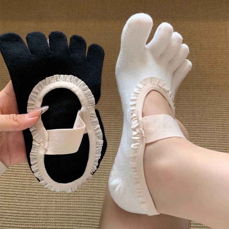 Women's Breathable Sweet Ruffl - Yoga Pilates Girl 评论和价格