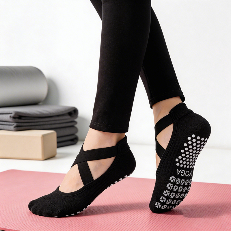 Women Non-Slip Yoga Socks Sili - Fitness Yoga Pilates 评论和价格
