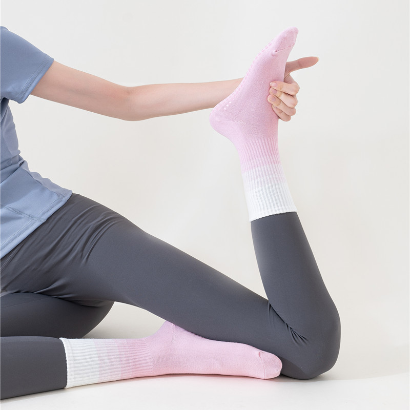 Girl Socks Gradual Change Colo - Yoga Pilates Girl 评论和价格