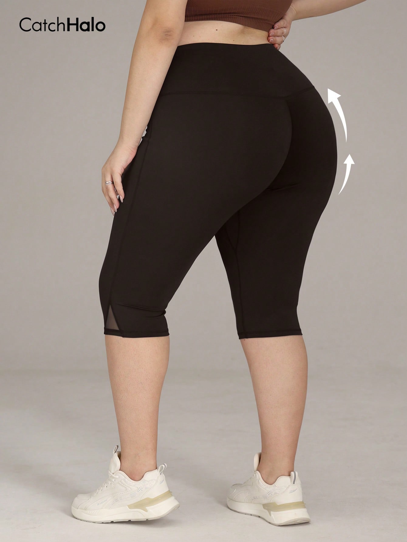 Plus Size Gym Leggings Women M - Pilates Yoga Leggings 评论和价格