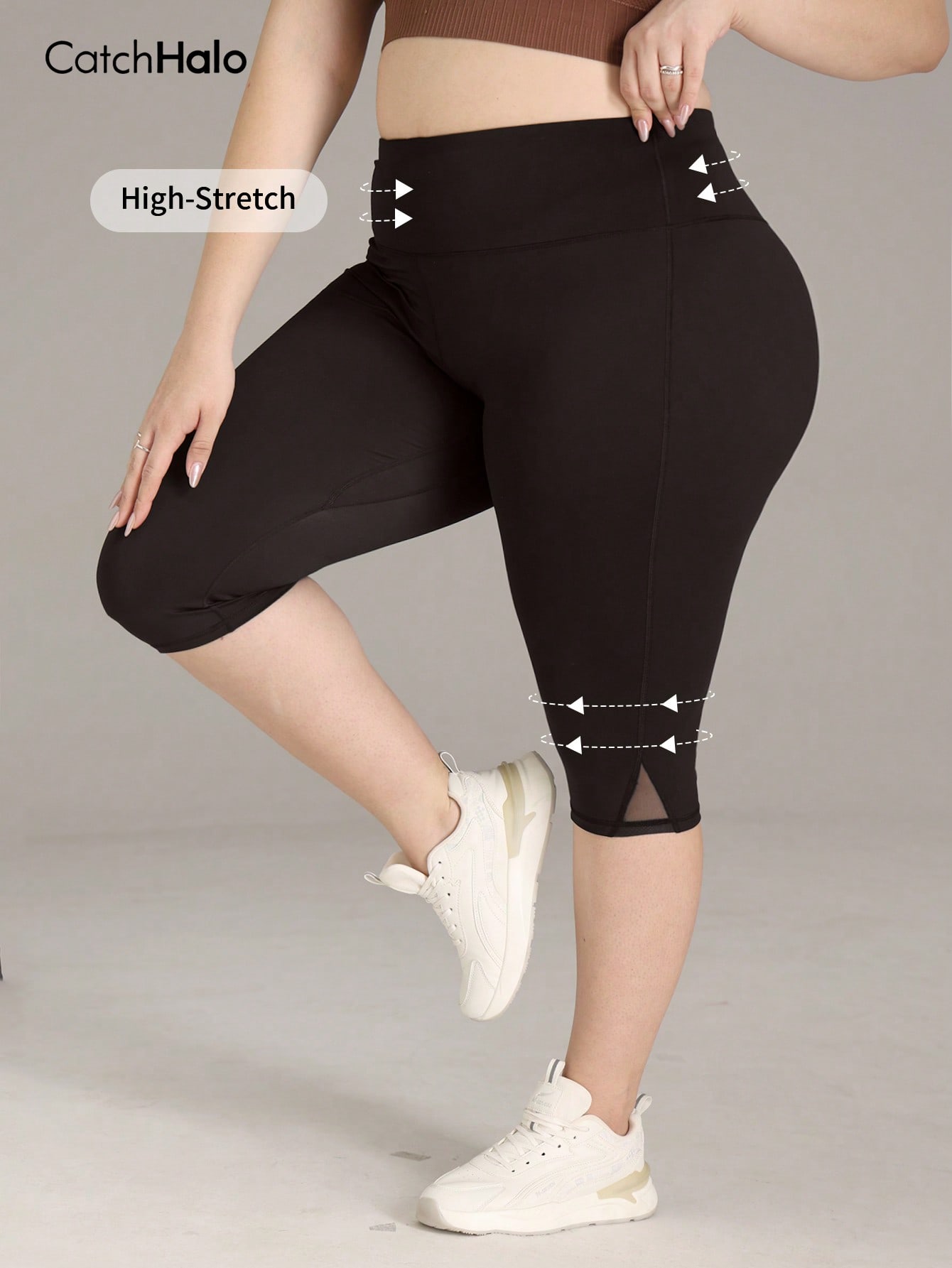 Plus Size Gym Leggings Women M - Pilates Yoga Leggings 评论和价格