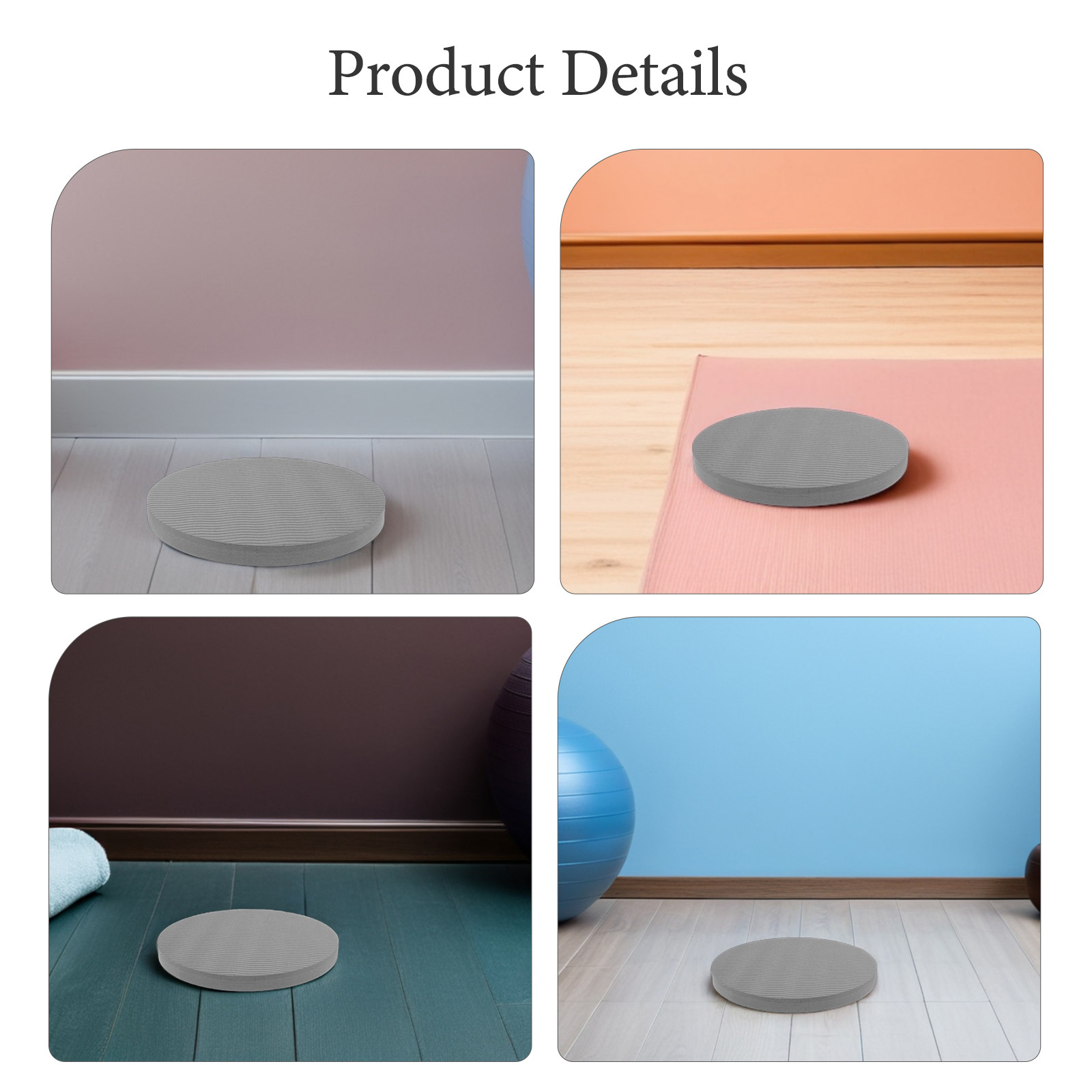 4Pcs Yoga Kneeling Pad Cushion - Pilates Yoga Joint 评论和价格