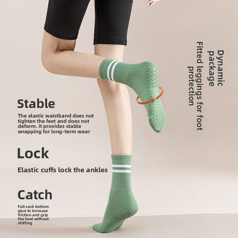 That girl Women Mid Calf Doubl - Yoga Pilates Girl 评论和价格