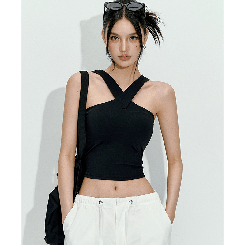 Women's halter sports vest, on - Pilates Yoga Or 评论和价格