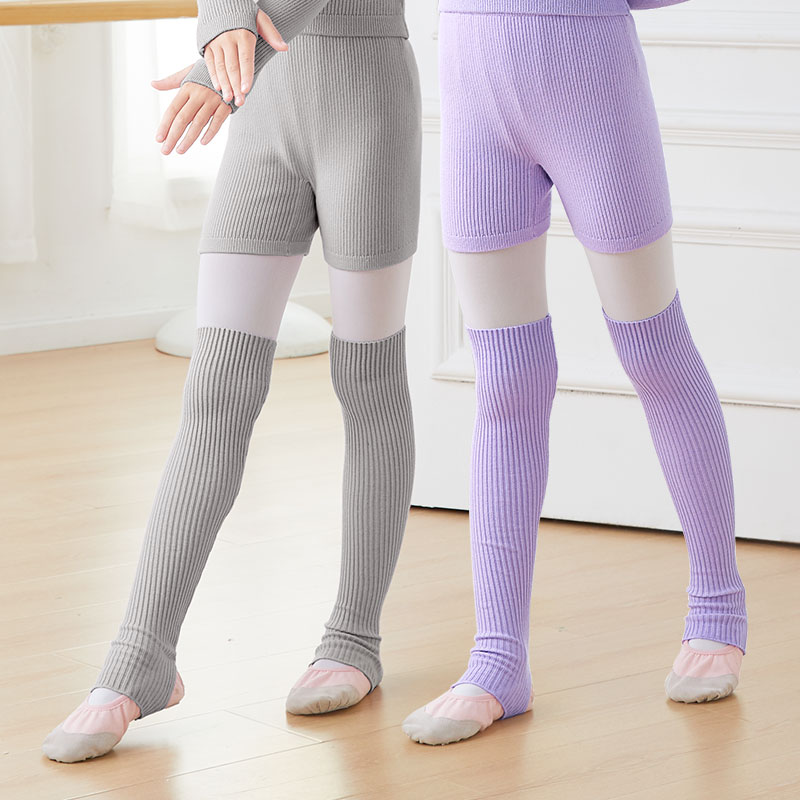 Girls Ballet Knitted Leg Warme - Yoga Pilates Girl 评论和价格