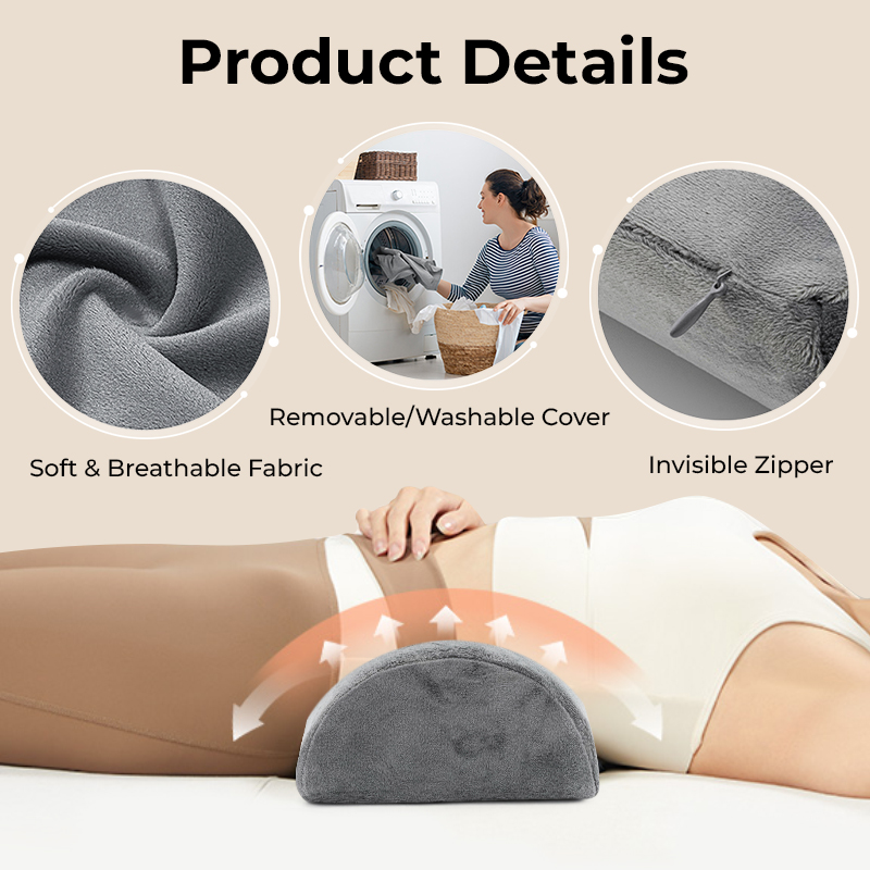 Half Moon Bolster Body Pillow  - Bolster Cushion Round 评论和价格